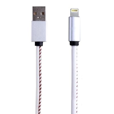 Лот: 7635549. Фото: 1. Кабель USB-MicroUSB Leather cable... Дата-кабели, переходники