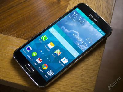Лот: 5794684. Фото: 1. Samsung galaxy s5 black. Смартфоны