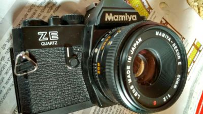 Лот: 11227946. Фото: 1. фотоаппарат mamiya ze quartz с... Плёночные зеркальные
