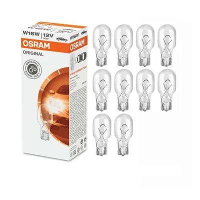 Лот: 24440617. Фото: 1. Автомобильные лампы Osram W16W... Оптика и освещение