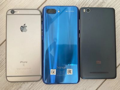 Лот: 18038960. Фото: 1. 3 телефона одним лотом с рубля... Смартфоны