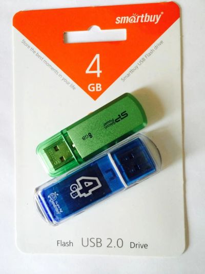 Лот: 4207015. Фото: 1. Флешка 4gb. USB-флеш карты
