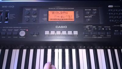 Лот: 9371762. Фото: 1. Синтезатор Casio WK-110 со стойкой... Клавишные