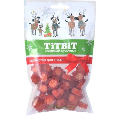 Лот: 17232330. Фото: 1. Титбит Новый Год Мармелад мясной... Корма