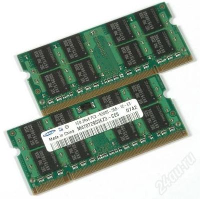 Лот: 647484. Фото: 1. Модуль DDR2 samsung 1gb 2rx8 pc2-5300s-555-12-e3. Оперативная память