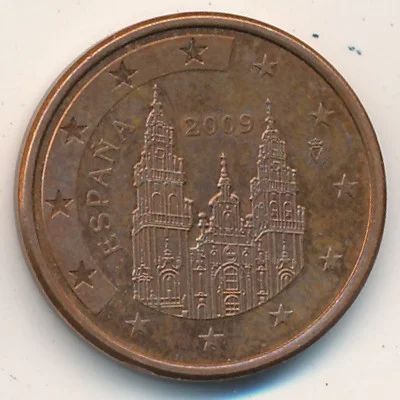 Лот: 8965915. Фото: 1. 5 евроцентов 2001 года - Испания... Европа