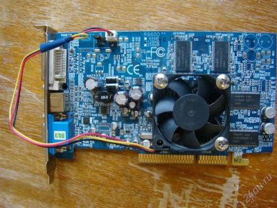 Лот: 1711207. Фото: 1. ATI Radeon 9600 Pro 128MB AGP... Видеокарты