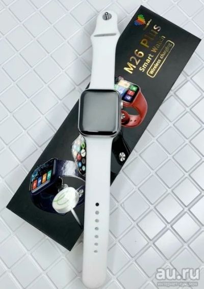 Лот: 18205705. Фото: 1. Apple Watch Series 6 44mm White... Смарт-часы, фитнес-браслеты, аксессуары