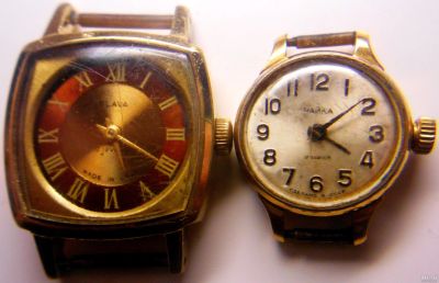 Лот: 13500605. Фото: 1. Позолоченные, женские часы."Чайка... Оригинальные наручные часы