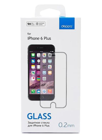 Лот: 9542176. Фото: 1. Защитное стекло Deppa для Apple... Защитные стёкла, защитные плёнки