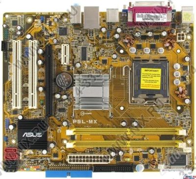 Лот: 224241. Фото: 1. Материнская плата Asus P5L-MX... Материнские платы