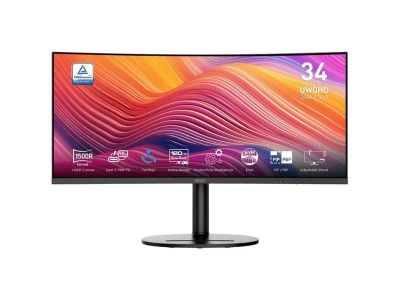 Лот: 25333895. Фото: 1. Монитор MSI Modern MD342CQP. ЖК-мониторы