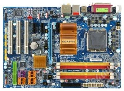 Лот: 687749. Фото: 1. GigaByte GA-G33-DS3R. Материнские платы