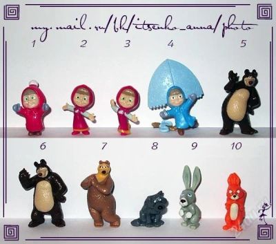 Лот: 2625508. Фото: 1. Киндер "Маша и медведь". Игрушки