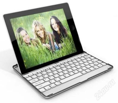 Лот: 2003744. Фото: 1. Чехол & клавиатура Aluminum Keyboard... Чехлы, обложки