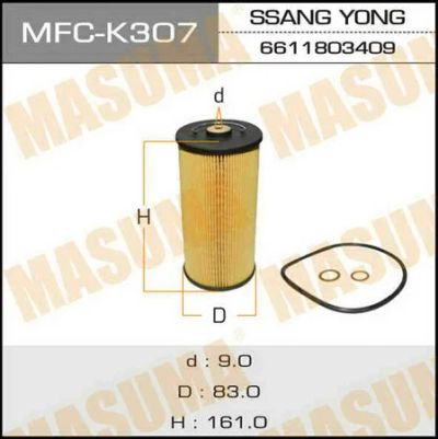 Лот: 18583354. Фото: 1. Фильтр масляный masuma MFC-K307. Двигатель и элементы двигателя