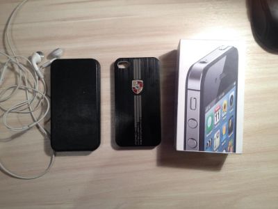 Лот: 5391776. Фото: 1. iPhone 4S 16gb Black на гарантии. Смартфоны