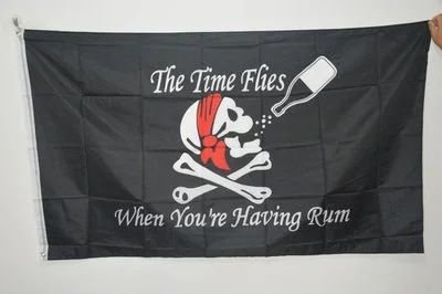 Лот: 9477433. Фото: 1. Пиратский Флаг Роджер Бутылка. Флаги, гербы
