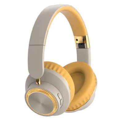 Лот: 25537042. Фото: 1. Беспроводные наушники IHI Н8 Beige. Наушники, гарнитуры
