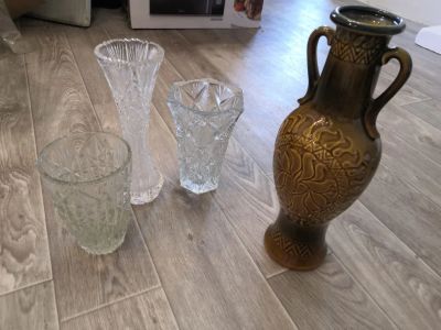 Лот: 16388360. Фото: 1. вазы хрусталь. Вазы