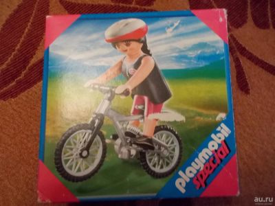 Лот: 8579063. Фото: 1. PlayMobil Девочка на велосипеде. Конструкторы
