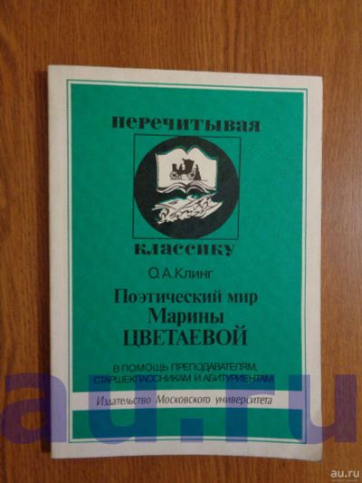 Лот: 13119113. Фото: 1. Клинг О. А. Поэтический мир Марины... Для школы