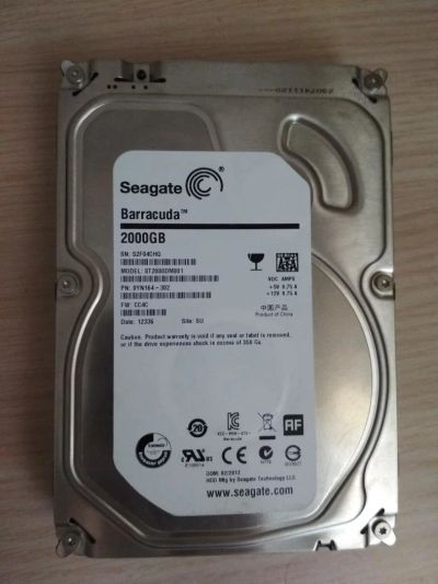 Лот: 11294643. Фото: 1. Жесткий диск Seagate Baraccuda... Жёсткие диски (HDD)