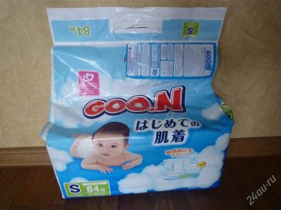 Лот: 2325154. Фото: 1. Памперсы GOON (пол пачки 45шт). Детская гигиена