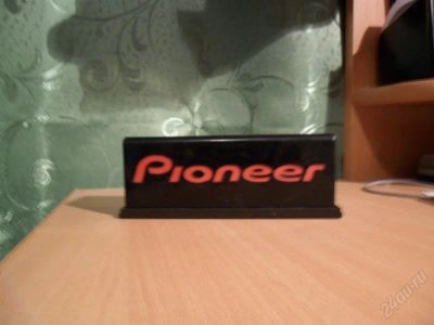 Лот: 1684154. Фото: 1. Логотип PIONEER с подсветкой... Другое (автозвук)