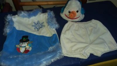 Лот: 8770874. Фото: 1. Новогодний костюм Снеговик. Детские карнавальные, праздничные костюмы