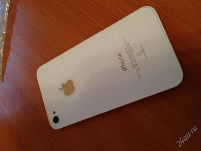 Лот: 2579530. Фото: 1. Крышка на iPhone 4/4S белая. Корпуса, клавиатуры, кнопки