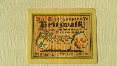 Лот: 12717416. Фото: 1. Нотгельд 1,50 марки. Германия... Германия и Австрия