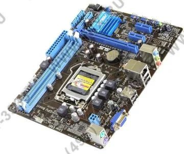 Лот: 7539043. Фото: 1. ASUS P8H61-M LX3/SI R2.0. Материнские платы