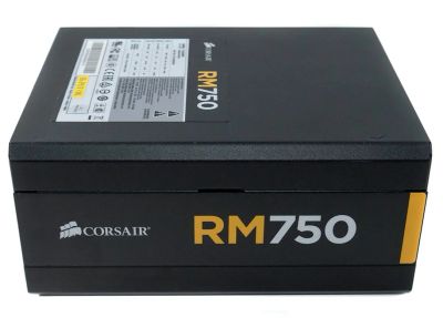 Лот: 5182977. Фото: 1. Блок питания Corsair RM 750 куплен... Корпуса, блоки питания