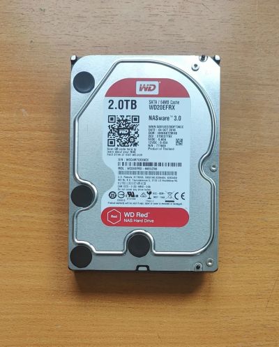 Лот: 23688168. Фото: 1. Жесткий диск 2Tb WD WD20EFRX. Жёсткие диски (HDD)