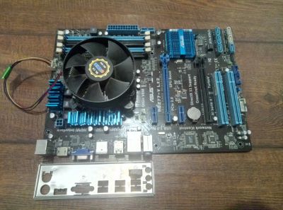 Лот: 17030233. Фото: 1. Комплект ASUS P8Z77-V LX2 + Intel... Комплекты запчастей