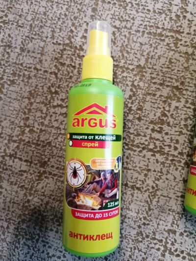 Лот: 14527581. Фото: 1. Argus защита от клещей/спрей/для... Средства от насекомых и грызунов