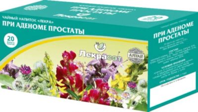 Лот: 6991877. Фото: 1. Сбор при аденоме простаты, ф/пак... Антисептики, защитные средства, медицинские маски