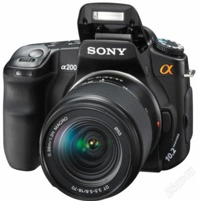 Лот: 1825978. Фото: 1. sony alpha a200 у кого в избранном... Цифровые зеркальные