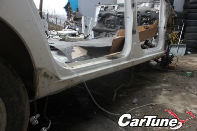 Лот: 10538794. Фото: 1. порог кузова R toyota ipsum ACM26... Другое (автозапчасти)