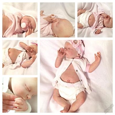 Лот: 5887605. Фото: 1. Кукла Реборн спящая малышка reborn. Авторские куклы, игрушки, поделки