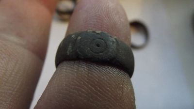 Лот: 10911869. Фото: 1. Старинный перстенёк с природным... Ювелирные изделия
