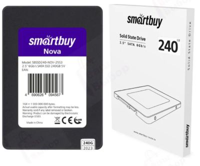 Лот: 21098713. Фото: 1. Накопитель SSD 240Gb Smart Buy... SSD-накопители