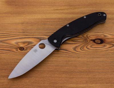 Лот: 1130610. Фото: 1. Spyderco Resilience G-10 Plain... Ножи, топоры