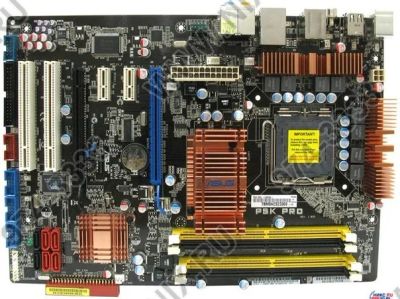 Лот: 3956915. Фото: 1. Материнская плата ASUS P5K-PRO... Материнские платы