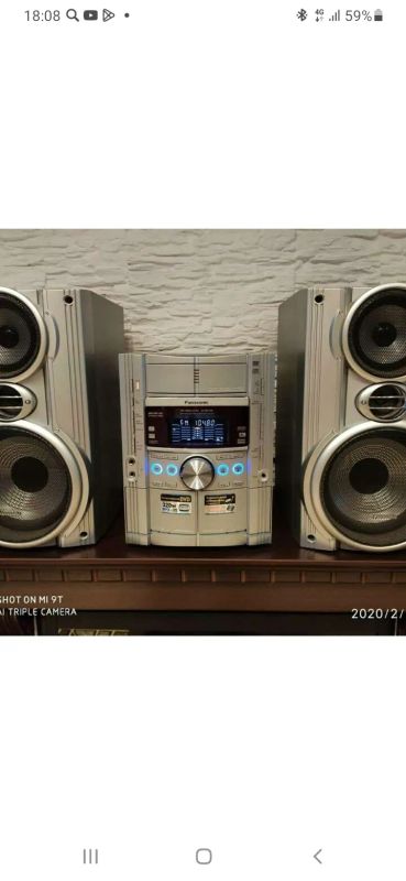 Лот: 21574786. Фото: 1. Мощный муз.центр Panasonic sa-vk725... Музыкальные центры, магнитолы