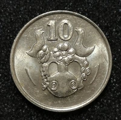 Лот: 23242782. Фото: 1. 10 центов 1988 года. Кипр. Европа