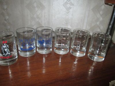 Лот: 7067789. Фото: 1. стопки 6 шт. Рюмки, стопки