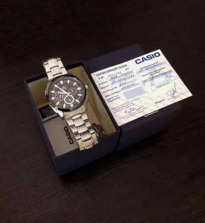 Лот: 7622698. Фото: 1. Casio EF-327D-1A1 Оригинал!Коробка... Оригинальные наручные часы
