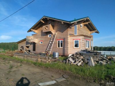 Лот: 10075810. Фото: 1. Требуется шлифовка и покраска... Срубы, бани, дома